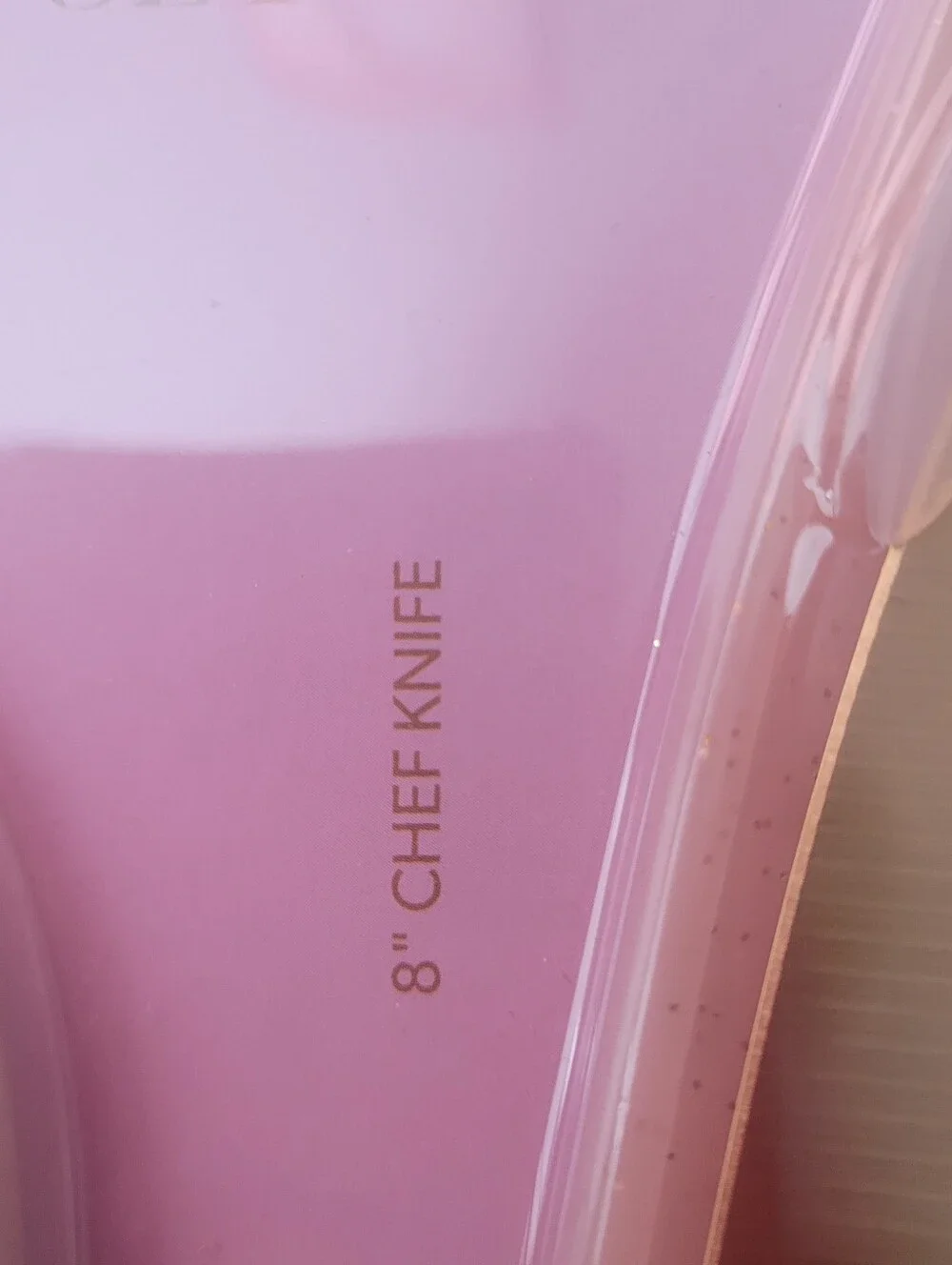 Paris Hilton 2 Pc Cutlery Knife Set Chef Santoku Blush Pink Gold Fairy Glitter
